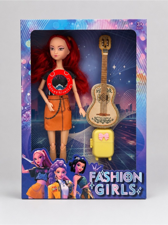 Kpop Other - KPOP Mira Singing Fashion Doll with Guitar & Suitcase Accessories – Brand New